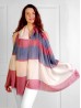 Linear Design Striped Scarf